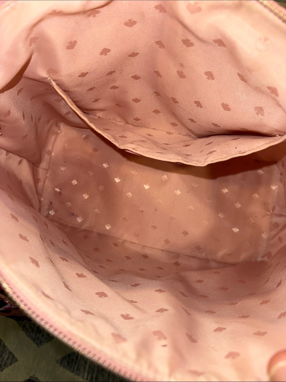 Kate Spade New York Bag Flash Glitter Pink Large Glitter-Trim Tote - Picture 12 of 17